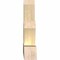 Ekena Millwork Saratoga Rough Sawn Timber Gable Bracket, Douglas Fir, 72"W x 30"H x 6"D x 6"F, 10/12 Pitch GBW072X30X0606SAR00RDF - alternate 2